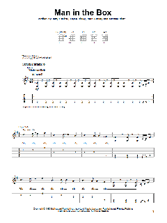 Man In The Box von Alice In Chains (Download) 