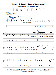 Man! I Feel Like A Woman! von Shania Twain (Download) 