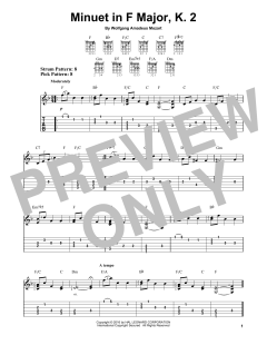 Minuet in F Major, K.2 (Download) 