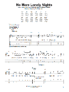 No More Lonely Nights von Paul McCartney (Download) 