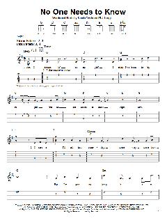 No One Needs To Know von Shania Twain (Download) 