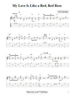 O My Love Is Like A Red, Red Rose von Robert Burns (Download) 