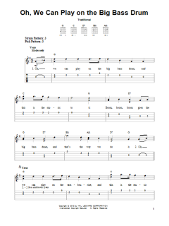 Oh, We Can Play On The Big Bass Drum von Traditional (Download) 