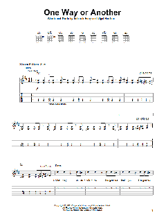 One Way Or Another von Blondie (Download) 