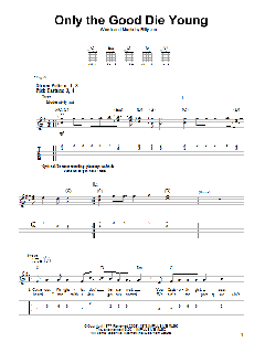 Only The Good Die Young von Billy Joel (Download) 