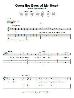 Open The Eyes Of My Heart von Sonicflood (Download) 