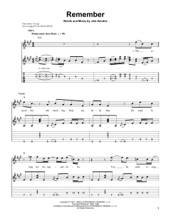 Remember von Jimi Hendrix (Download) 