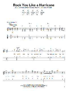 Rock You Like A Hurricane von Scorpions (Download) 