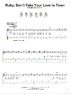 Ruby, Don't Take Your Love To Town von Kenny Rogers (Download) 
