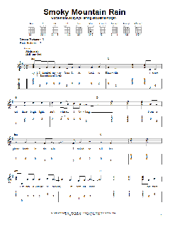 Smoky Mountain Rain von Ronnie Milsap (Download) 