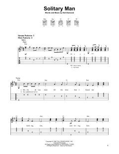 Solitary Man von Neil Diamond (Download) 