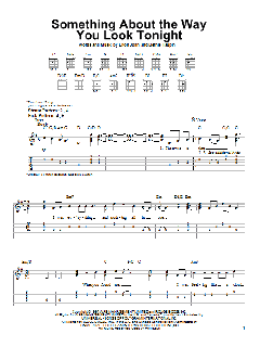 Something About The Way You Look Tonight von Elton John (Download) 