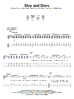 Stop And Stare von OneRepublic (Download) 