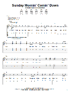 Sunday Mornin' Comin' Down von Johnny Cash (Download) 