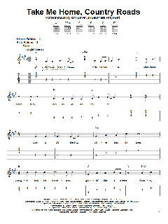 Take Me Home, Country Roads von John Denver (Download) 