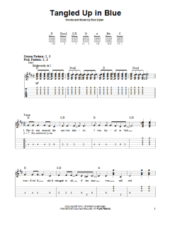 Tangled Up In Blue von Bob Dylan (Download) 