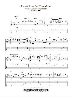 Thank You For The Music von ABBA (Download) 