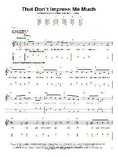 That Don't Impress Me Much von Shania Twain (Download) 