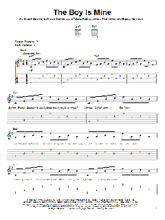 The Boy Is Mine von Fred Jerkins (Download) 