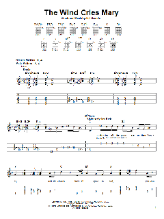 The Wind Cries Mary von Jimi Hendrix (Download) 