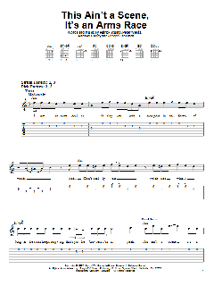 This Ain't A Scene, It's An Arms Race von Fall Out Boy (Download) 