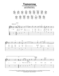 Tomorrow von Martin Charnin (Download) 