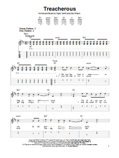 Treacherous von Taylor Swift (Download) 