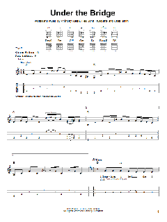 Under The Bridge von Red Hot Chili Peppers (Download) 