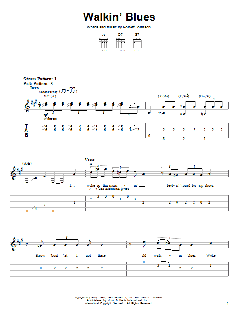 Walkin' Blues von Robert Johnson (Download) 