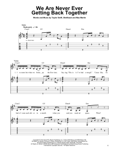 We Are Never Ever Getting Back Together von Taylor Swift (Download) 