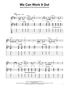 We Can Work It Out von The Beatles (Download) 