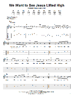 We Want To See Jesus Lifted High von Noel Richards (Download) 