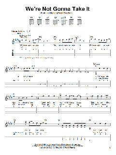 We're Not Gonna Take It von Twisted Sister (Download) 