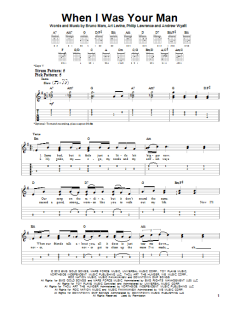 When I Was Your Man von Bruno Mars (Download) 