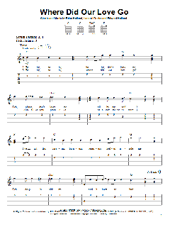 Where Did Our Love Go von The Supremes (Download) 