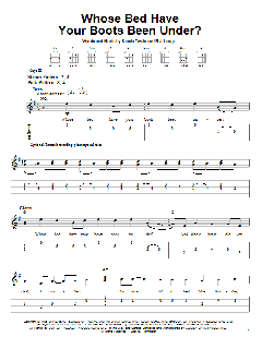 Whose Bed Have Your Boots Been Under? von Shania Twain (Download) 