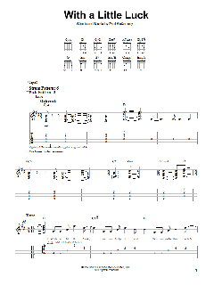 With A Little Luck von Paul McCartney (Download) 