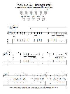 You Do All Things Well von Chris Tomlin (Download) 