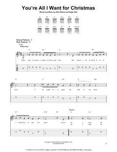 You're All I Want For Christmas von Frank Gallagher (Download) 