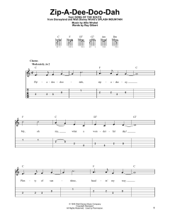 Zip-A-Dee-Doo-Dah von Ray Gilbert (Download) 