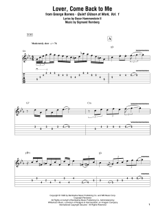 Lover, Come Back To Me von George Barnes (Download) 