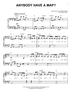 Anybody Have A Map? von Benj Pasek (Download) 