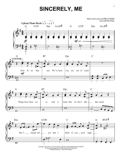 Sincerely, Me von Benj Pasek (Download) 