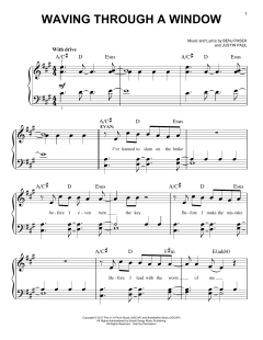Waving Through A Window von Benj Pasek (Download) 
