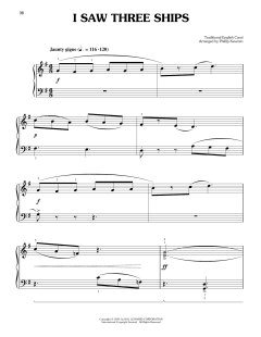 I Saw Three Ships von Traditional English Carol (Download) 