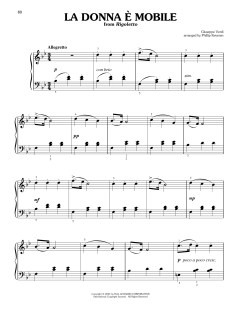 La Donna E Mobile von Giuseppe Verdi (Download) 