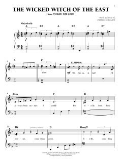 The Wicked Witch Of The East von Stephen Schwartz (Download) 