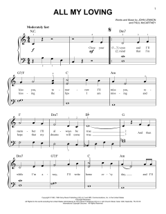 All My Loving von The Beatles (Download) 