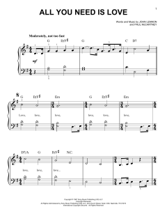 All You Need Is Love von The Beatles (Download) 