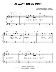 Always On My Mind von Elvis Presley (Download) 